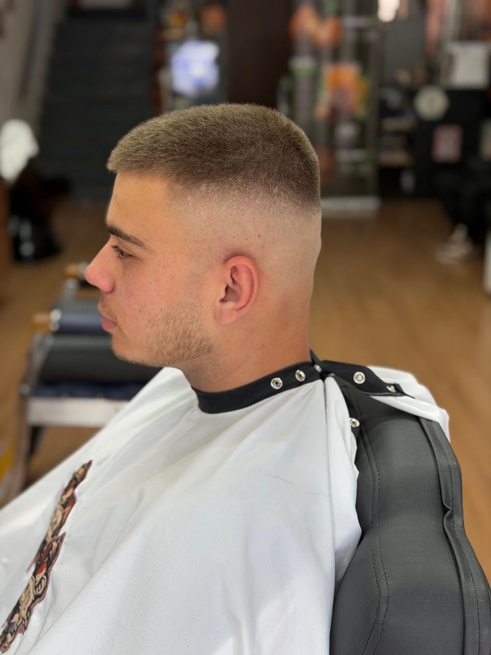 Corte social baixo com degradê